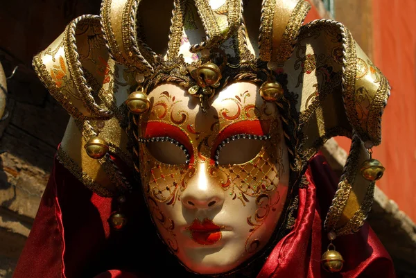 Karnevalens Masker Tillhör Venisen Som Gondolerna Kanalerna Var Som Helst — Stockfoto