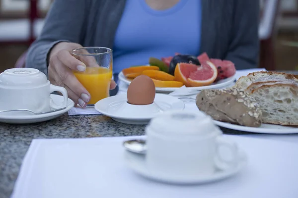 Savoureux Petit Déjeuner Est Préparé — Photo