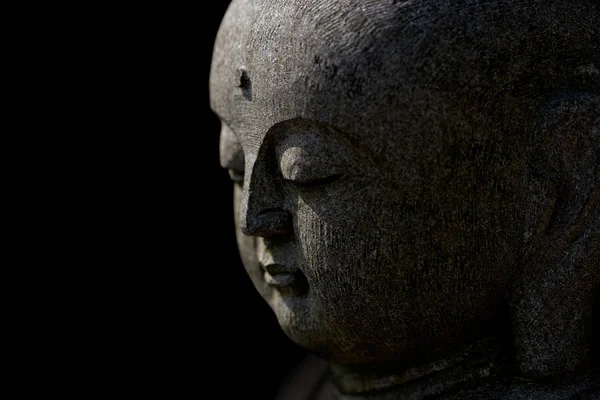 Oldalnézet Buddhák Arc — Stock Fotó
