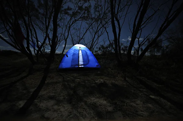 Camping Fraser Island — Stockfoto