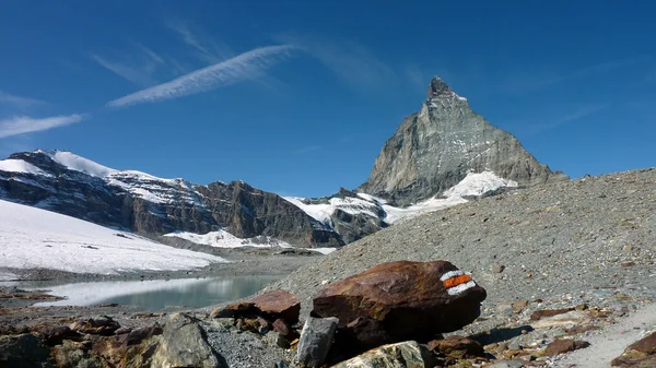 Vue Panoramique Sur Paysage Alpin Majestueux — Photo