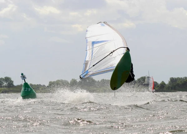 Summer Water Sport Wind Surfing — Stock Photo, Image