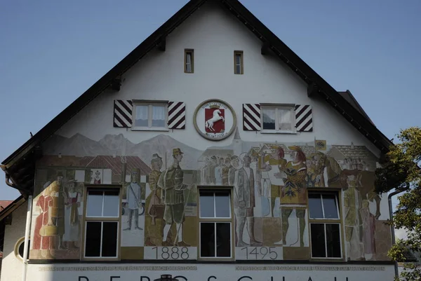 Gamla Stadshuset Oberstdorf — Stockfoto