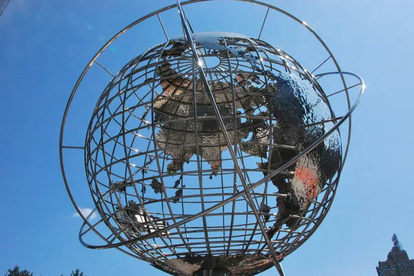 World Globe Columbus Circle — Stock Photo, Image