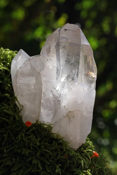 Rock Crystal Precious Gemstone — Stock Photo, Image