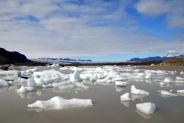 Iceberg Blanc Congelé Glace Froid — Photo