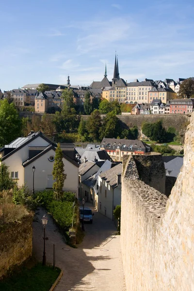 Pequeno País Europeu Luxemburgo Rodeado Pela Bélgica França Alemanha — Fotografia de Stock
