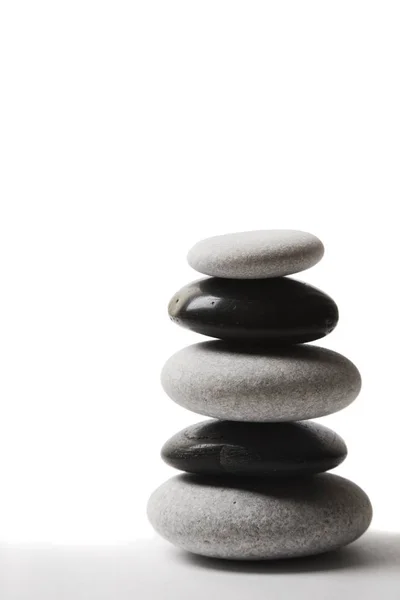 Yin Yang Pebble Stack — Stock fotografie