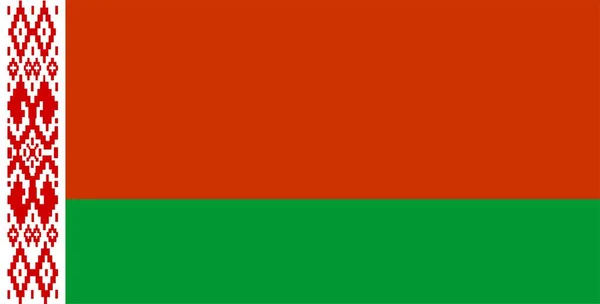 Vlag Van Belarus Nationale Vlag — Stockfoto