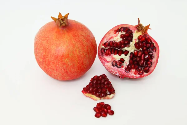 Fresh Red Pomegranate Fruit Summer Fruit — Stock Photo, Image