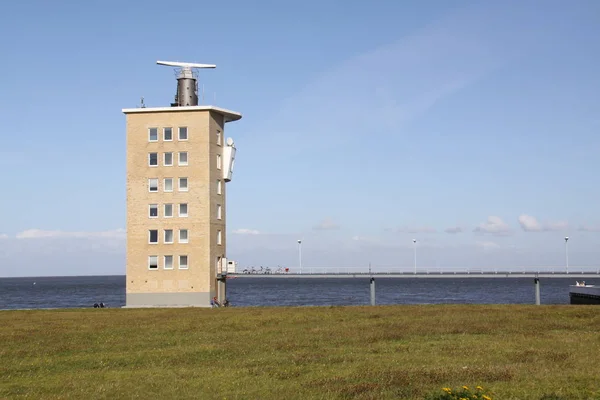 Torre Radar Cuxhaven Sul Mare Del Nord — Foto Stock