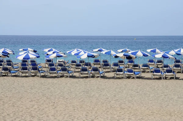 Los Cristianos Plajı Tenerife — Stok fotoğraf