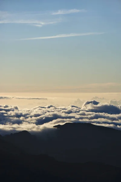 Letecká Střela Spící Sopky Národním Parku Haleakala Maui Hawaii — Stock fotografie