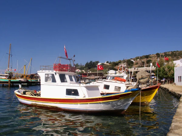 Vista Del Barco Pesca Orilla — Foto de Stock