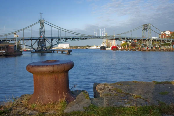 Keizer Wilhelm Brug Wilhelmshaven — Stockfoto