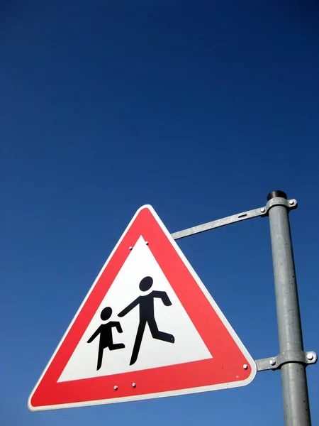 Дорожный Знак Улице — стоковое фото