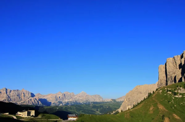 Vista Panoramica Del Maestoso Paesaggio Dolomitico Italia — Foto Stock