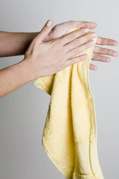 Dry Hands Towel Stock Photo PantherMediaSeller 353067770