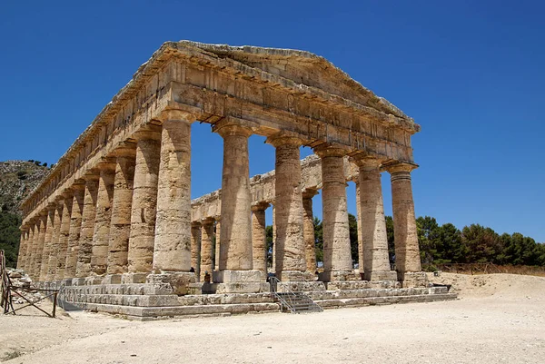Segesta Templo Grego Sicília — Fotografia de Stock