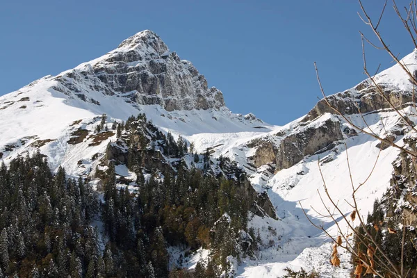 Panoramisch Uitzicht Prachtig Landschap Met Bergketen — Stockfoto