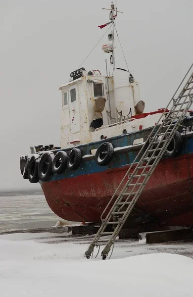 Viejo Barco Mar — Foto de Stock