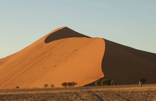 Песчаные Дюны Намибийская Пустыня — стоковое фото