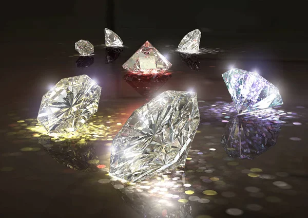 Bijoux Précieux Pierre Précieuse Diamant — Photo