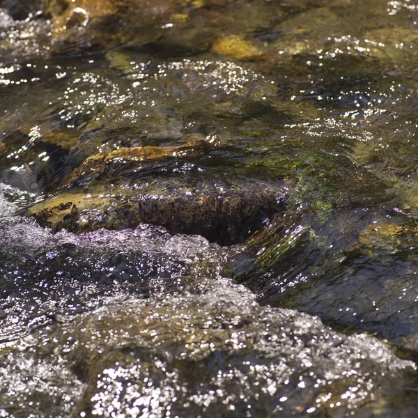 河流上的水滴 — 图库照片