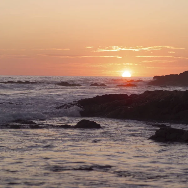 Coast Costa Rica Sunset — Stock Photo, Image