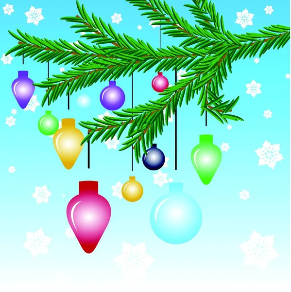 Ünnepi Karácsonyfa Ünnep Dekorációk — Stock Fotó