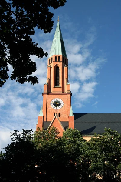 Kostel Jana Křtitele Mnichově — Stock fotografie
