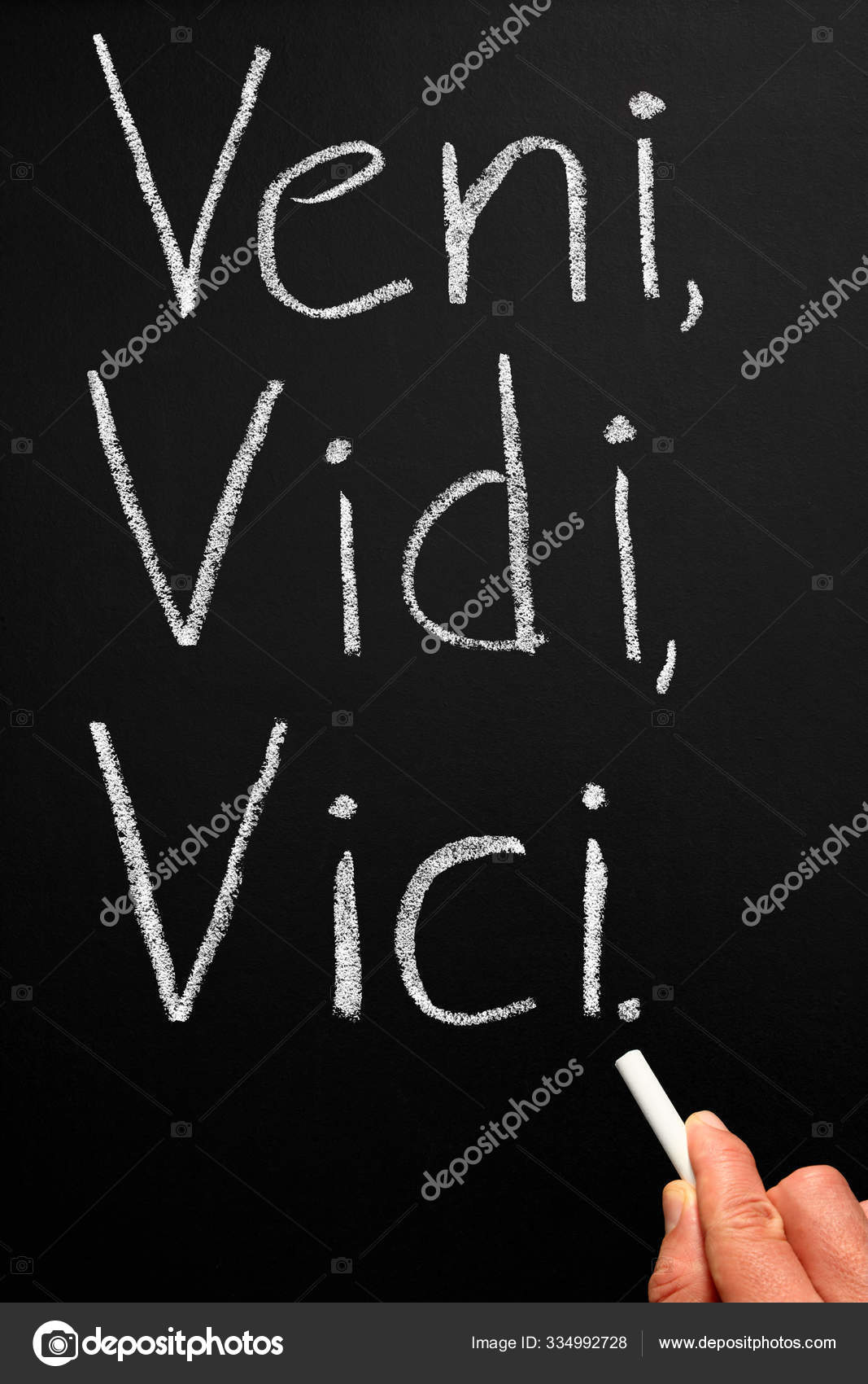 Veni, Vidi, Vici Stock Photo, Picture and Royalty Free Image