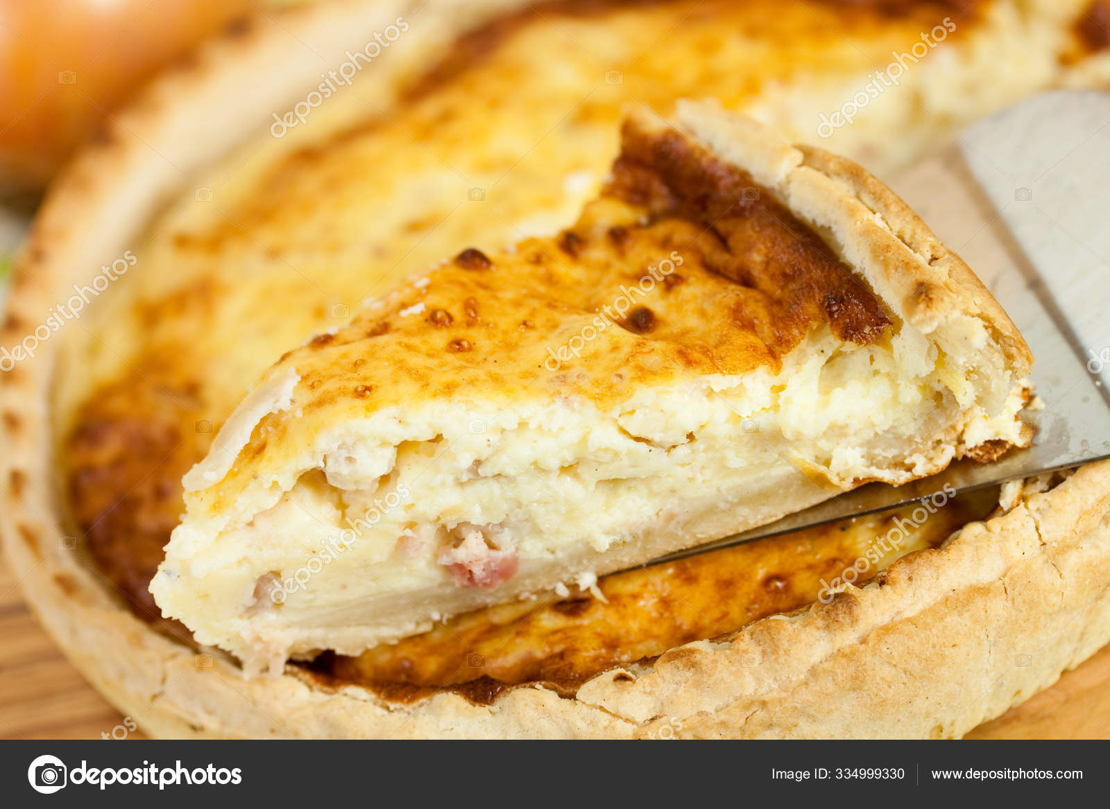 Quiche Lorraine Onion Alsace Stock Photo by ©PantherMediaSeller 334999330