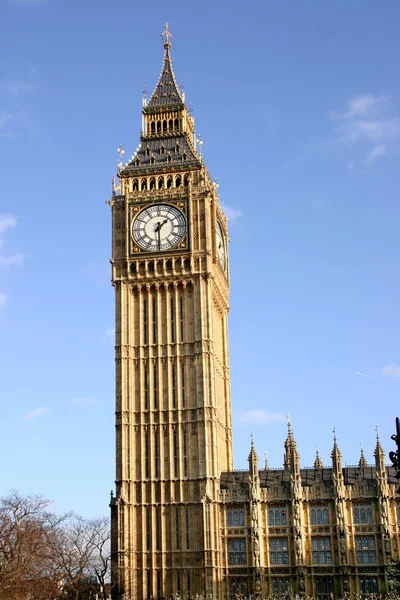 Big Ben Torre Dell Orologio Del Palazzo Westminster — Foto Stock