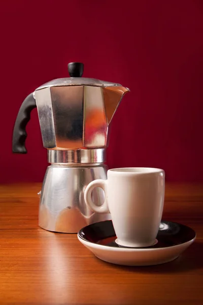 Espresso Cup Coffee Percolator — Stock Photo, Image