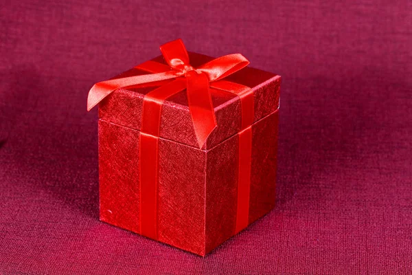 Gift Red Bow — ஸ்டாக் புகைப்படம்