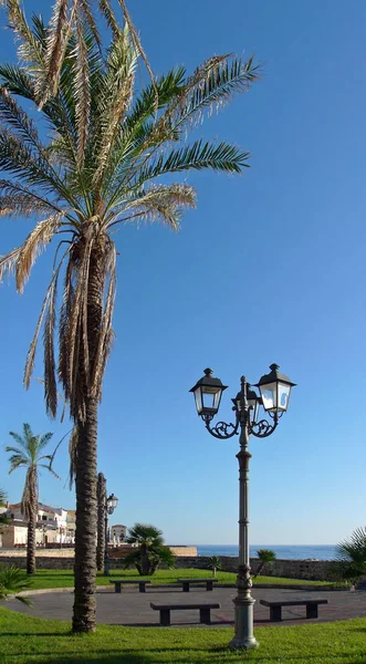 Stadsmuren Alghero — Stockfoto