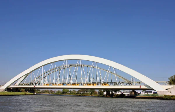 Vista Panorámica Arquitectura Estructura Del Puente — Foto de Stock