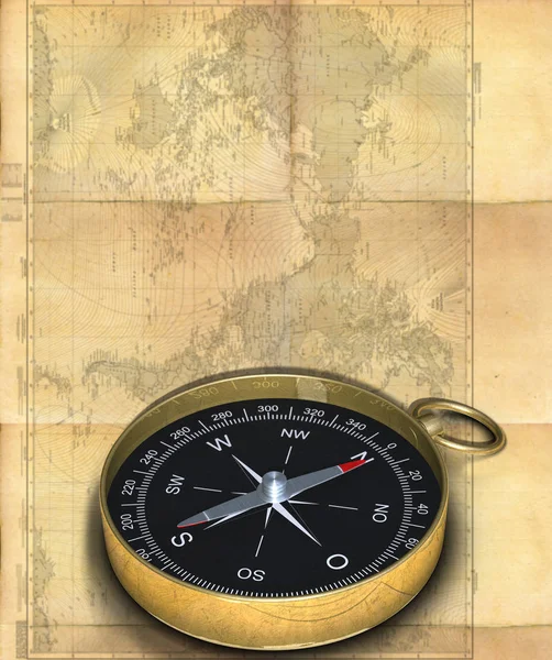 Compass Geography — 스톡 사진