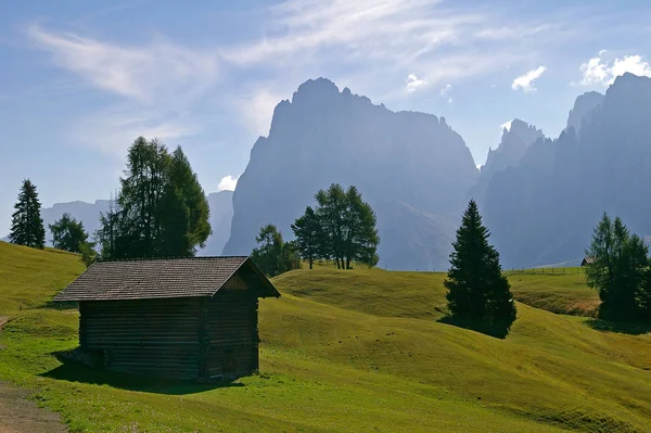 Malebný Pohled Majestátní Krajinu Dolomitů Itálie — Stock fotografie