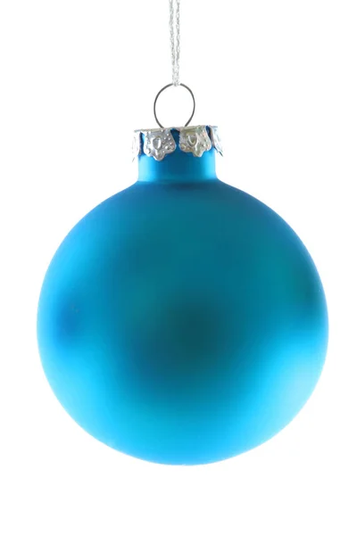 Sky Blue Ornament Isolated White Background Stock Image