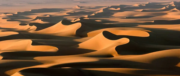 Vue Panoramique Des Dunes Mise Point Sélective — Photo