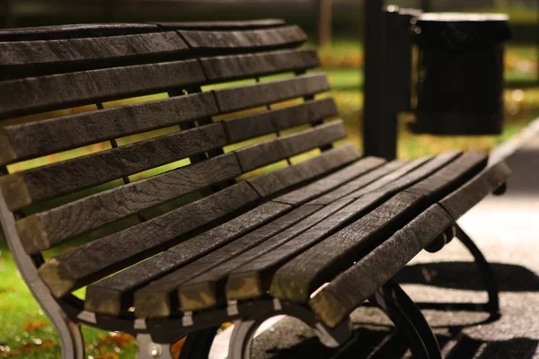 Bench Lantern Light — Stock Photo, Image