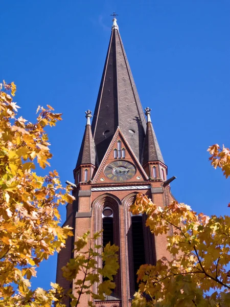 Kirchturm Johannis Hamburg Altona — Stockfoto