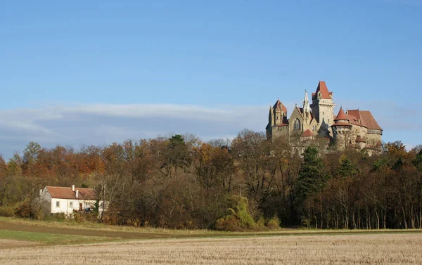 Kreuzenstein Castelo Conceito Viagens Arquitetura — Fotografia de Stock