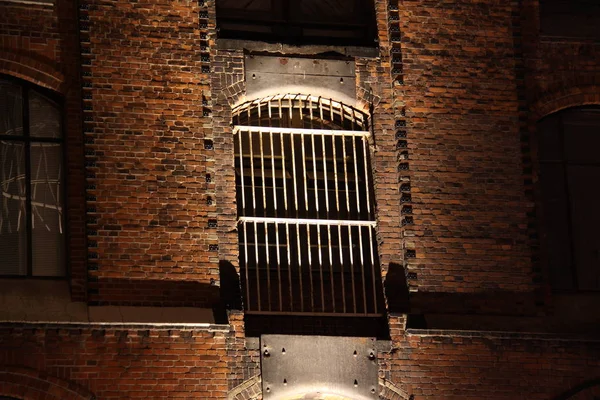 Speicherstadt Hambourg Nuit — Photo