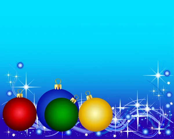 Christmas Background Christmas Tree Balls — стокове фото