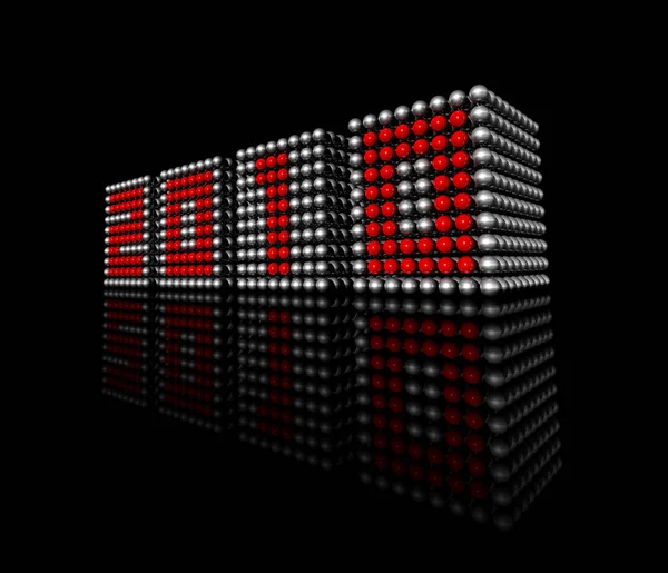 2010 Nuevo Año Diseño Abstracto Con Cubos — Foto de Stock