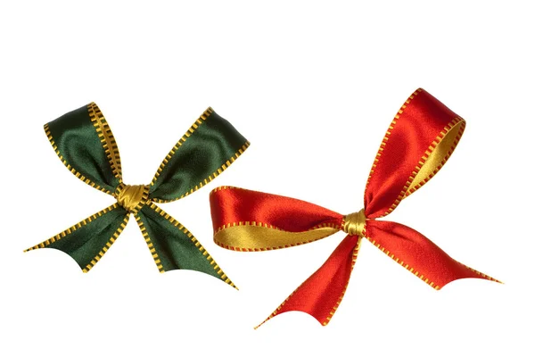 Green Red Bow Exempted — Stock Photo, Image