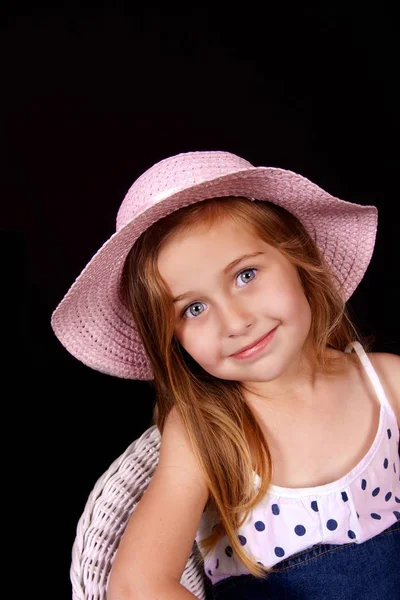 Retrato Infantil Bonito Conceito Infância Feliz — Fotografia de Stock